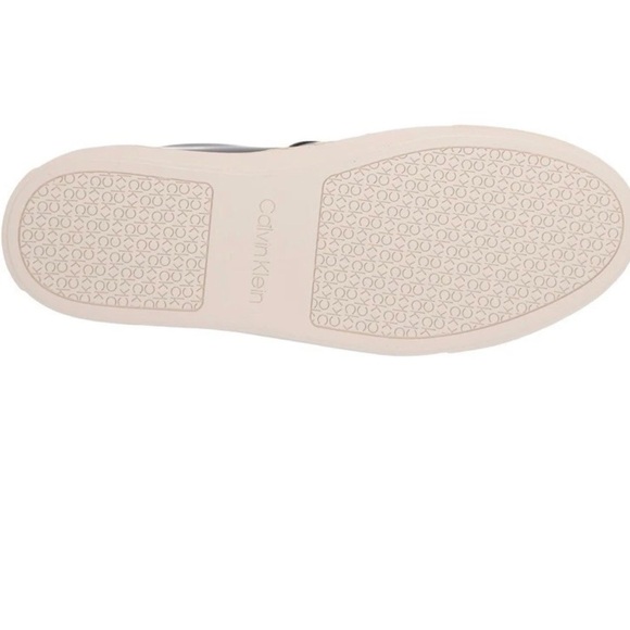 Calvin Klein Men's Ansly 2 Leather Slip-on Sneakers Size11.5 black .R14 - Picture 3 of 11